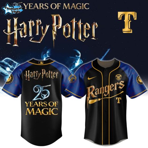 Texas Rangers x Harry Potter 25 Years of Magic Game Night 2026 Jersey Limited Edition Selling Out Fast Ver2