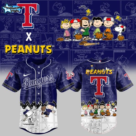 Texas Rangers x Peanuts 2026 Night Of Friends Jersey