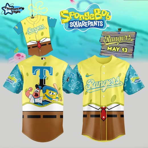 Texas Rangers x SpongeBob SquarePants 2026 Jersey