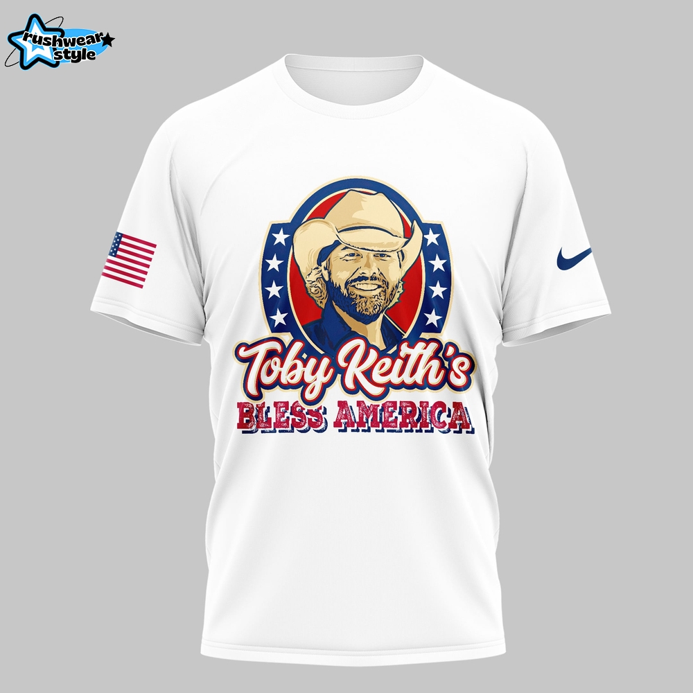 Toby Keith 250 Years Of America 2026 White T-Shirt Toby Keith 250 Years Of America 2026 White T-Shirt
