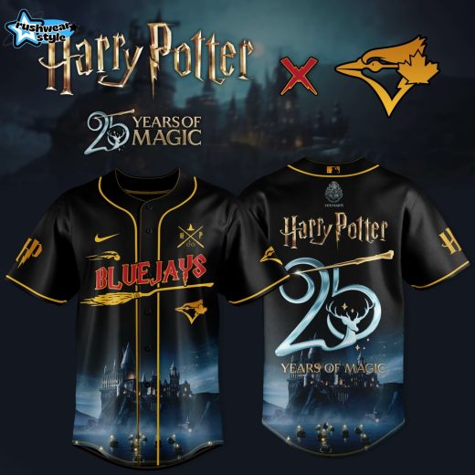 Toronto Blue Jays Harry Potter 25 Years of Magic Commemorative Baseball Jersey