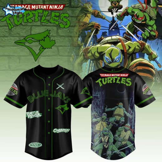 Toronto Blue Jays MLB x Teenage Mutant Ninja Turtles Custom Design 2026 Limited Edition Jersey