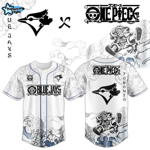 Toronto Blue Jays x Luffy Gear 5 Baseball Jersey