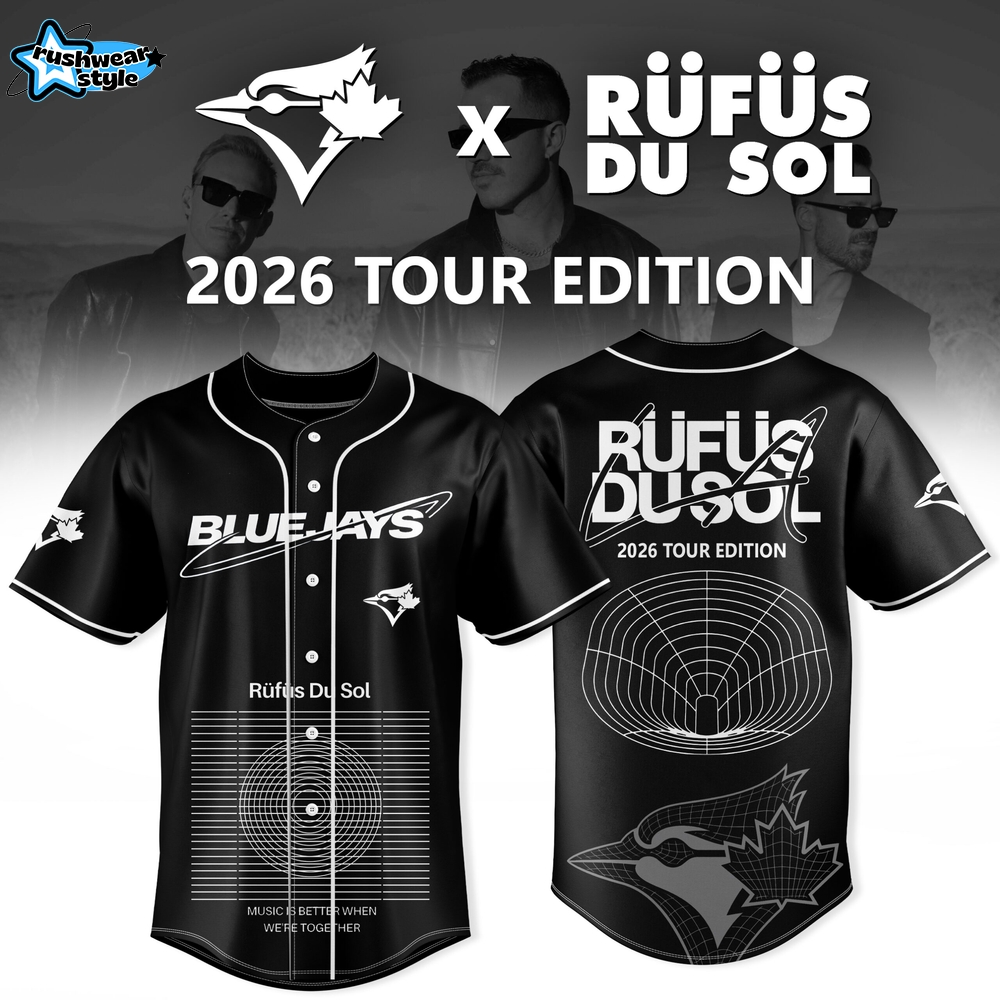 Toronto Blue Jays x RÜFÜS DU SOL 2026 Tour Edition Jersey Toronto Blue Jays x RÜFÜS DU SOL 2026 Tour Edition Jersey