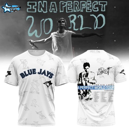 Toronto Blue Jays x The Kid LAROI A Perfect World Tour T-shirt