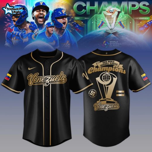 Venezuela Baseball 2026 World Baseball Classic Champions Limited Edition Jersey