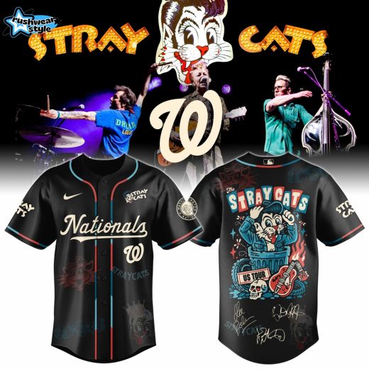 Washington Nationals Special Stray Cats US Tour 2026 Limited Edition Jersey
