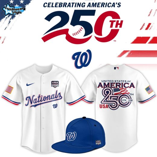 Washington Nationals USA 250th Anniversary Limited Baseball Jersey