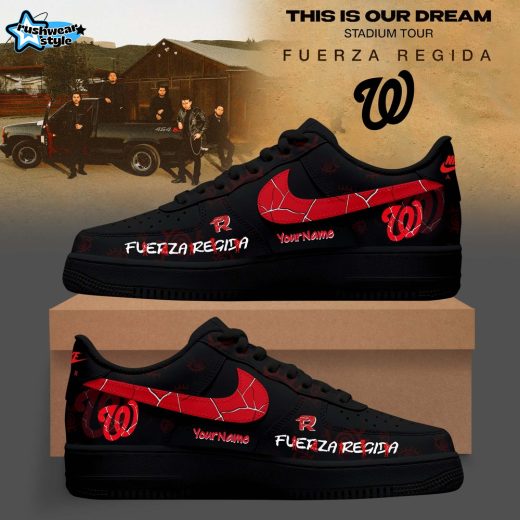 Washington Nationals x Fuerza Regida 2026 Stadium Tour AF1 Inspired Sneaker