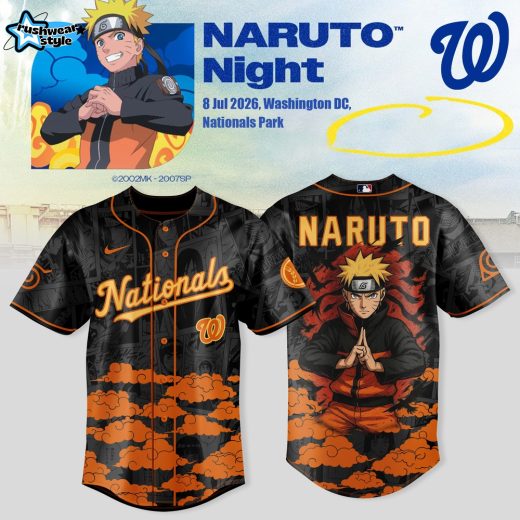 Washington Nationals x Naruto Night Night 2026 Jersey Collection Ver2