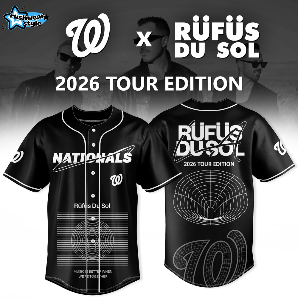 Washington Nationals x RÜFÜS DU SOL 2026 Tour Edition Jersey Washington Nationals x RÜFÜS DU SOL 2026 Tour Edition Jersey