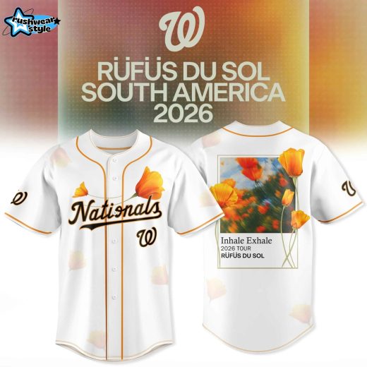 Washington Nationals x RÜFÜS DU SOL Limited Baseball Jersey
