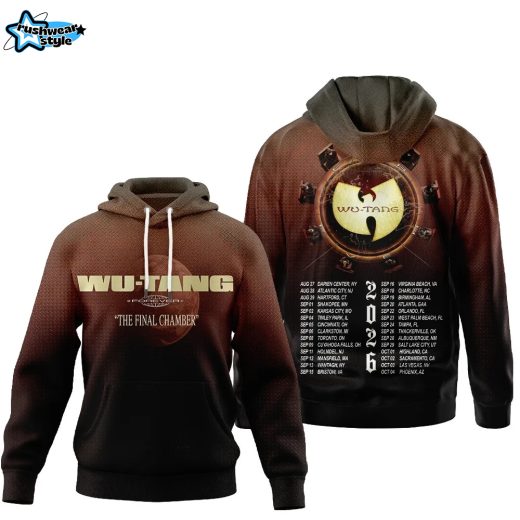 Wu-Tang Clan Forever The Final Chamber 2026 North America Tour City Dates All Over Print Hoodie