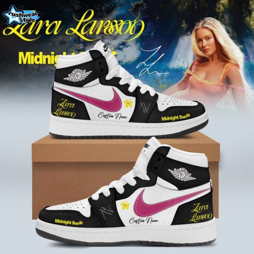 Zara Larsson ”Midnight Sun Tour” 2026 Limited Edition Signature – Black AJ1 Shoes