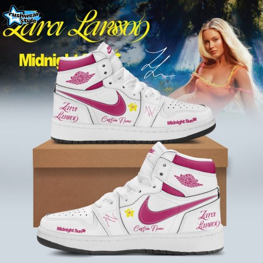 Zara Larsson ”Midnight Sun Tour” 2026 Limited Edition Signature – Pink AJ1 Shoes